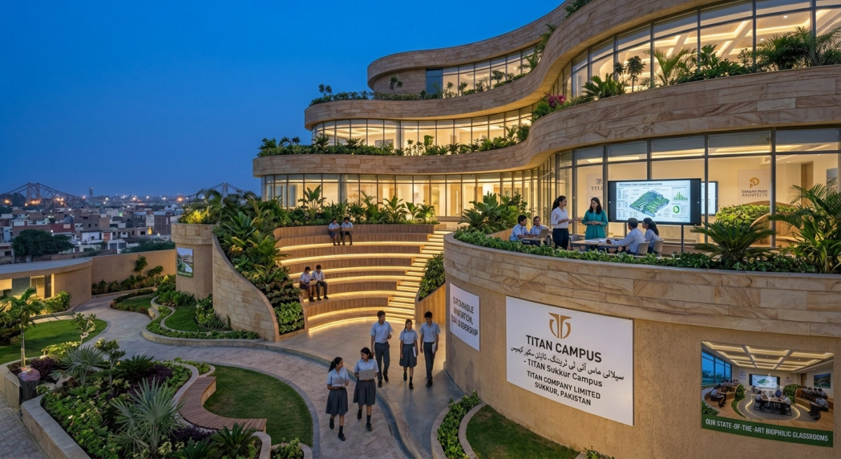 TITAN Campus Sukkur Backyard View