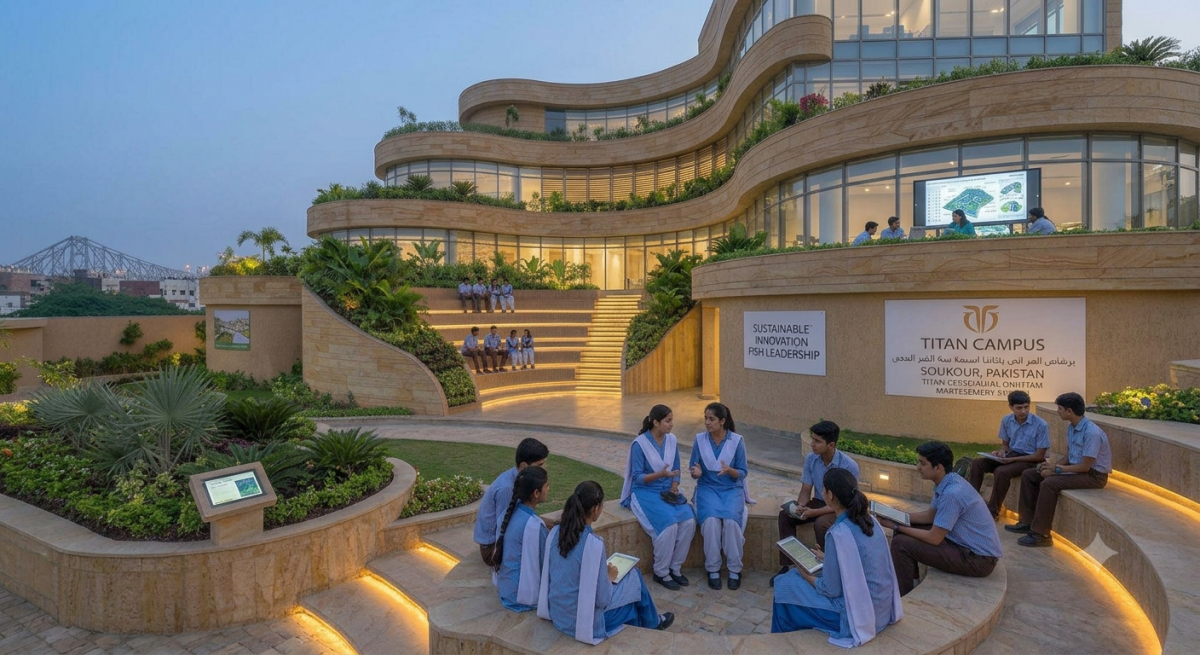 TITAN campus Sukkur Outside View